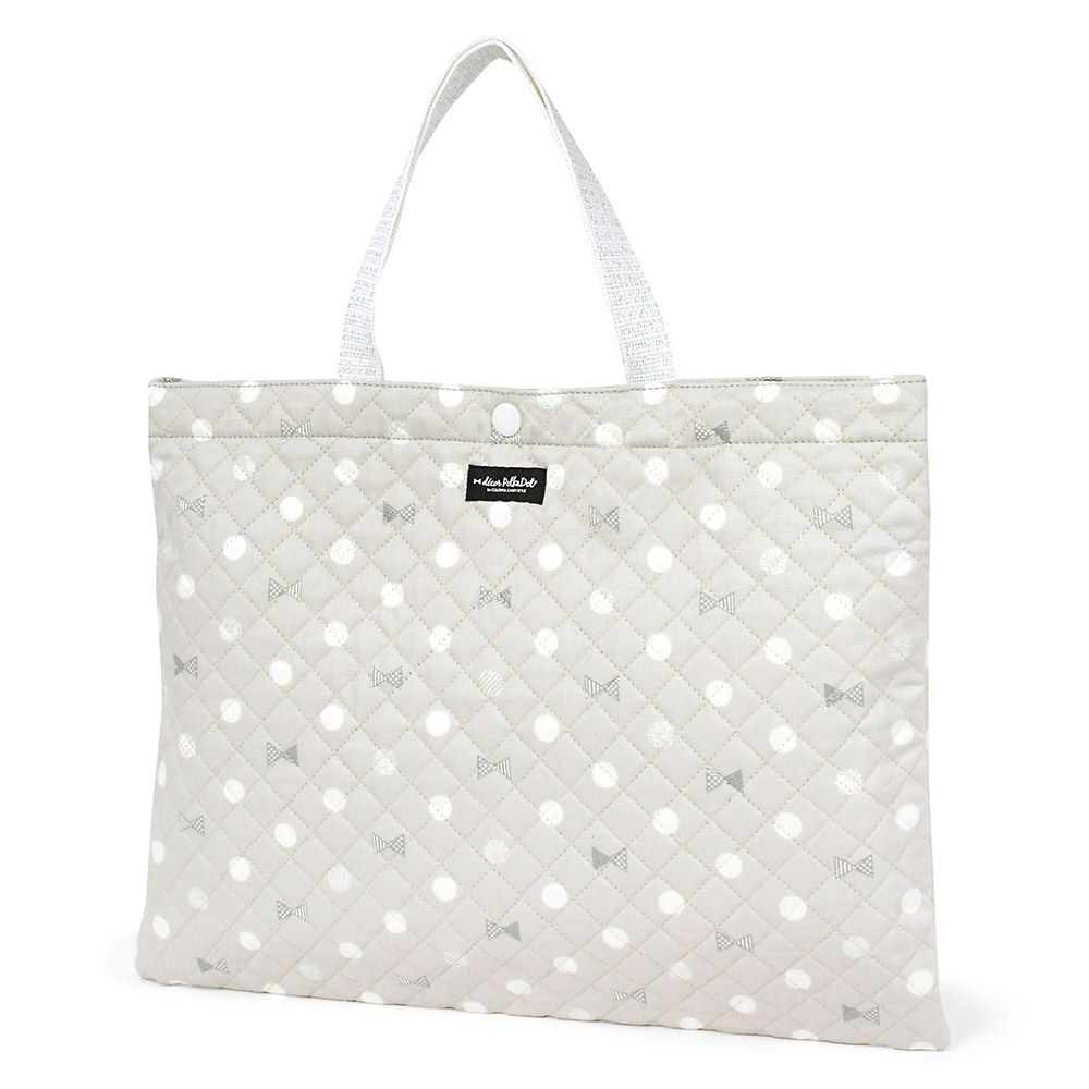 decor PolkaDot　レッスンバッグ　キルティング　Polka Dot Ribbon_1