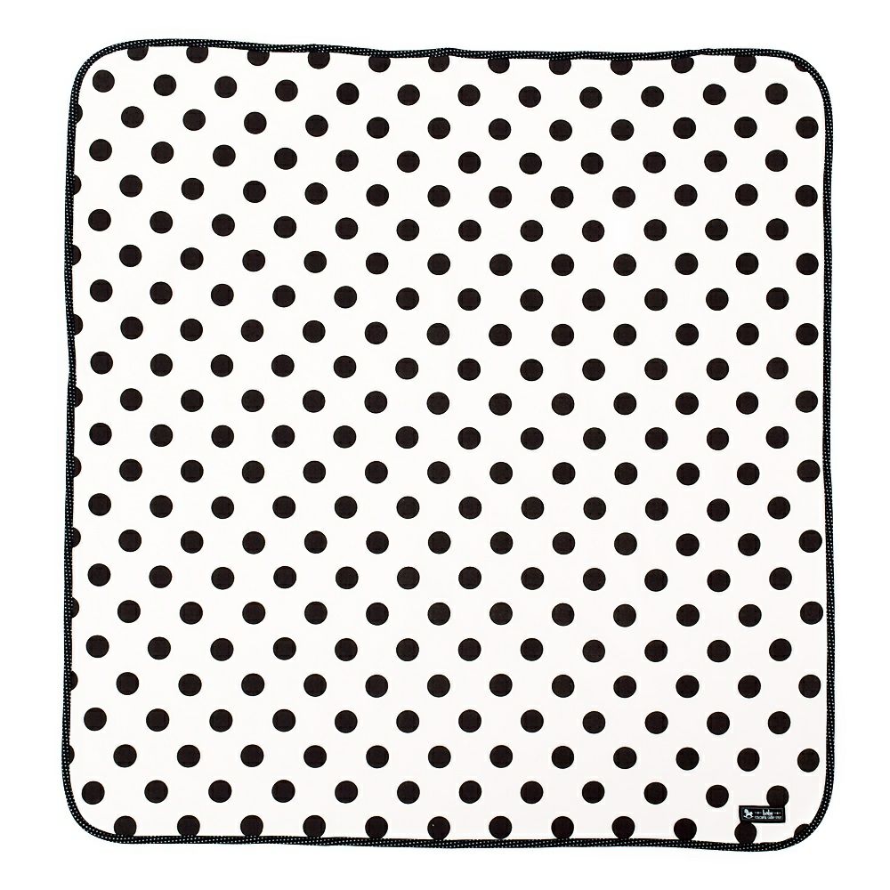 おくるみ・アフガン　polka dot large(white)_1