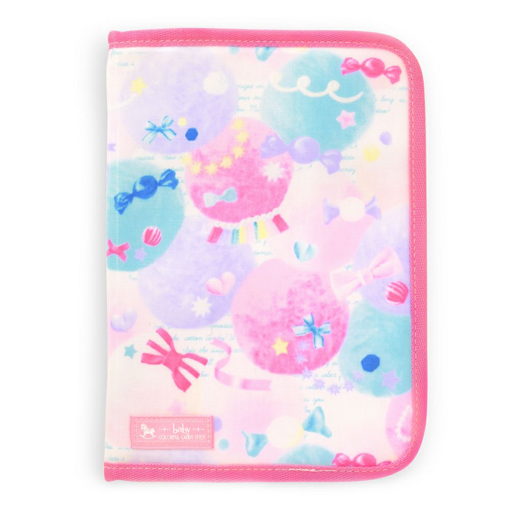 マルチケース/母子手帳ケース　ファスナータイプ　ふわふわキュートなキャンディポップ_1