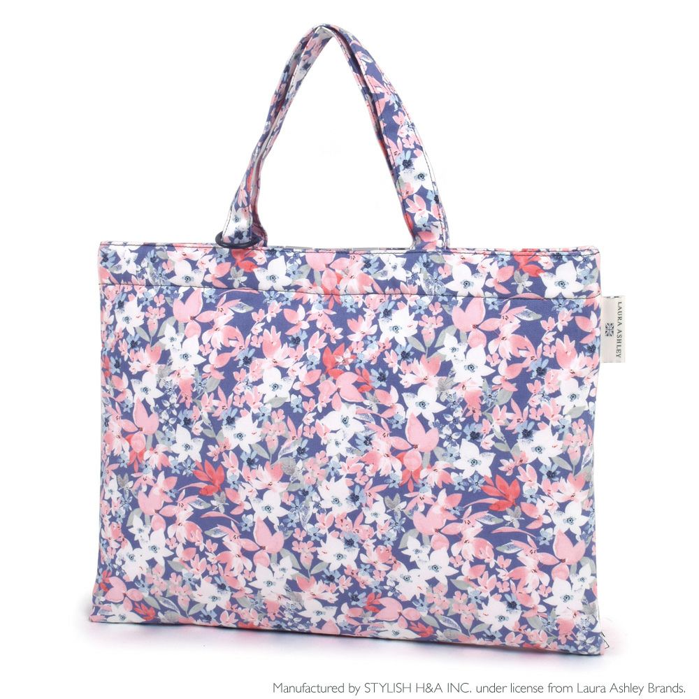 LAURA ASHLEY レッスンバッグ　キルティング(ループ付き)　Floret_1