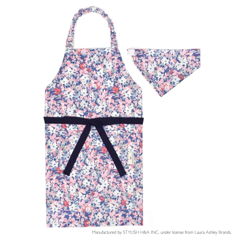 Laura Ashley 子どもエプロン 130 160cm Floret Laura Ashley 公式ストア Colorful Candy Style