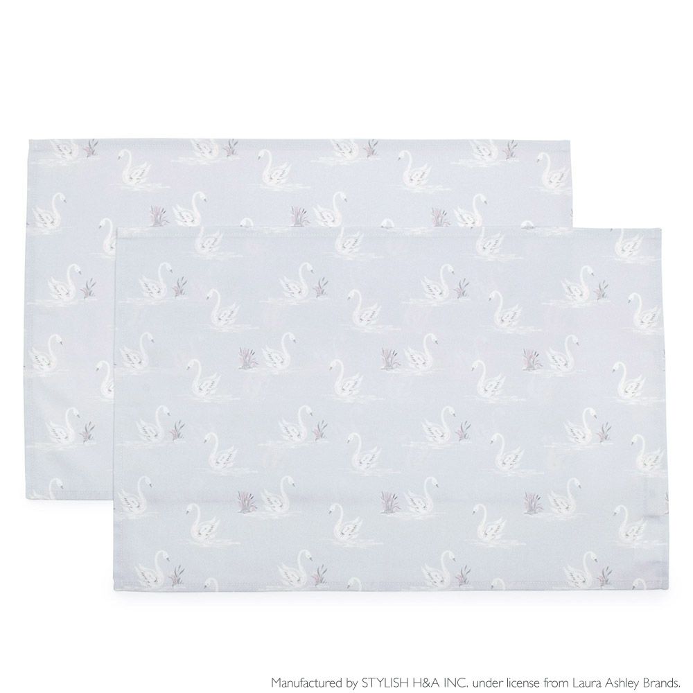 LAURA ASHLEY ランチョンマット(40cm×60cm) 2枚セット Swans