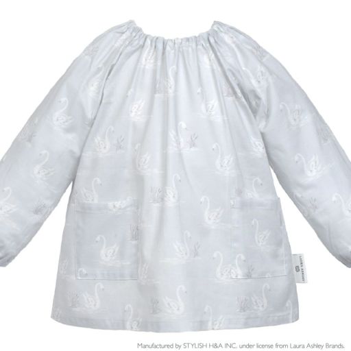 LAURA ASHLEY スモック　Swans_1