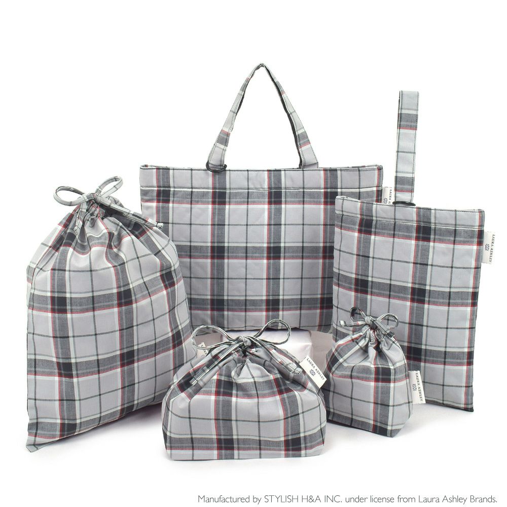 LAURA ASHLEY 入園入学セット キルティング Highland check_1