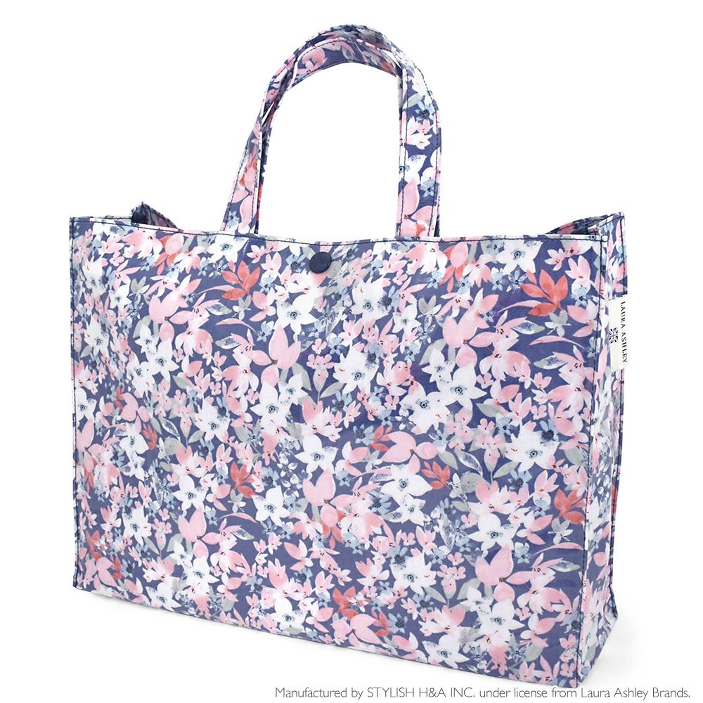 LAURA ASHLEY プールバッグ ラミネートバッグ(スクエアタイプ) Floret レッスンバッグ・入園入学セット・通園バッグ 《  COLORFUL CANDY STYLE