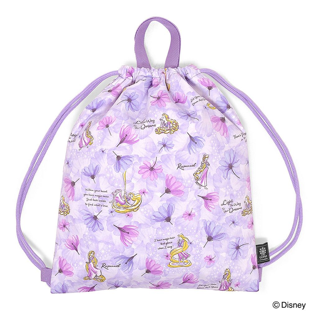 ディズニー ナップサック キルティング Rapunzel Fashionable Princess ラプンツェル リュックサック ナップサック Colorful Candy Style