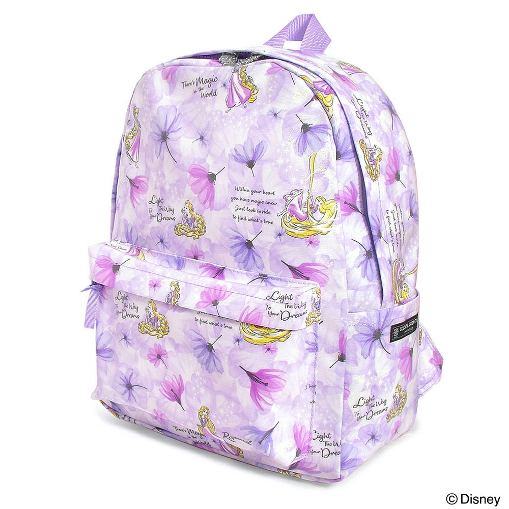 ディズニー リュックサック チェストベルト付き Rapunzel Fashionable Princess ラプンツェル リュックサック ナップサック 公式ストア Colorful Candy Style