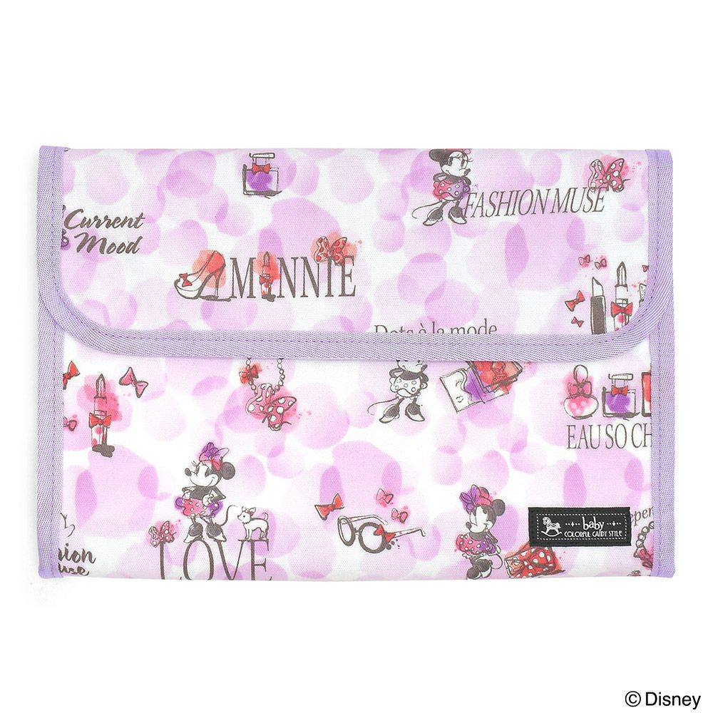 ディズニー マルチケース 母子手帳ケース ジャバラタイプ Minnie Mouse Eau So Chic ミニーマウス Disney Baby 公式ストア Colorful Candy Style