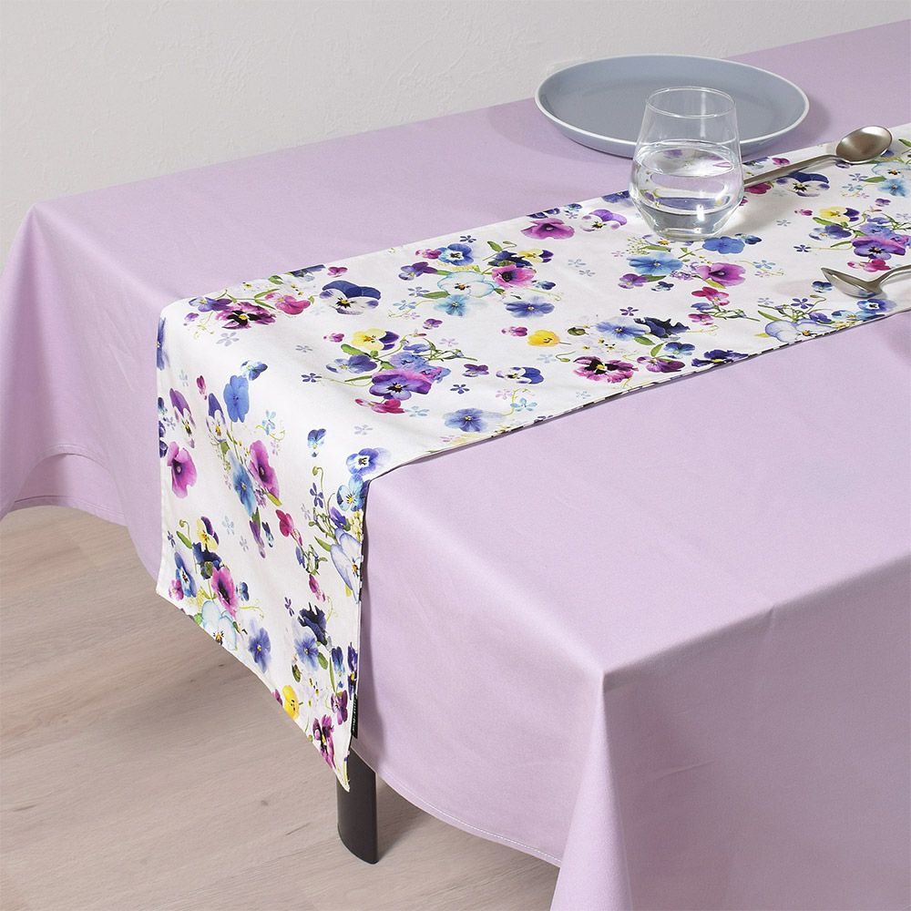 テーブルランナースリム ひびき ♥️大判コースター4枚付リバーシブル  