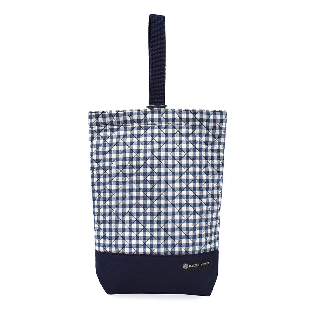 入園入学シリーズ お得で充実7点セット チェック大・紺 × オックス・紺