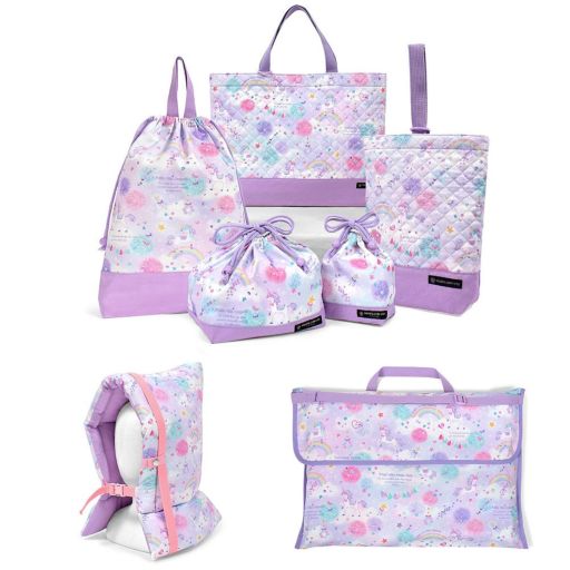 【❤︎ばーばまま❤︎】カラフル(WH)×ピンク 入園入学グッズ6点セット ❤︎ばーばまま❤︎様専用】カラフル(WH)×ピンク 入園入学グッズ6