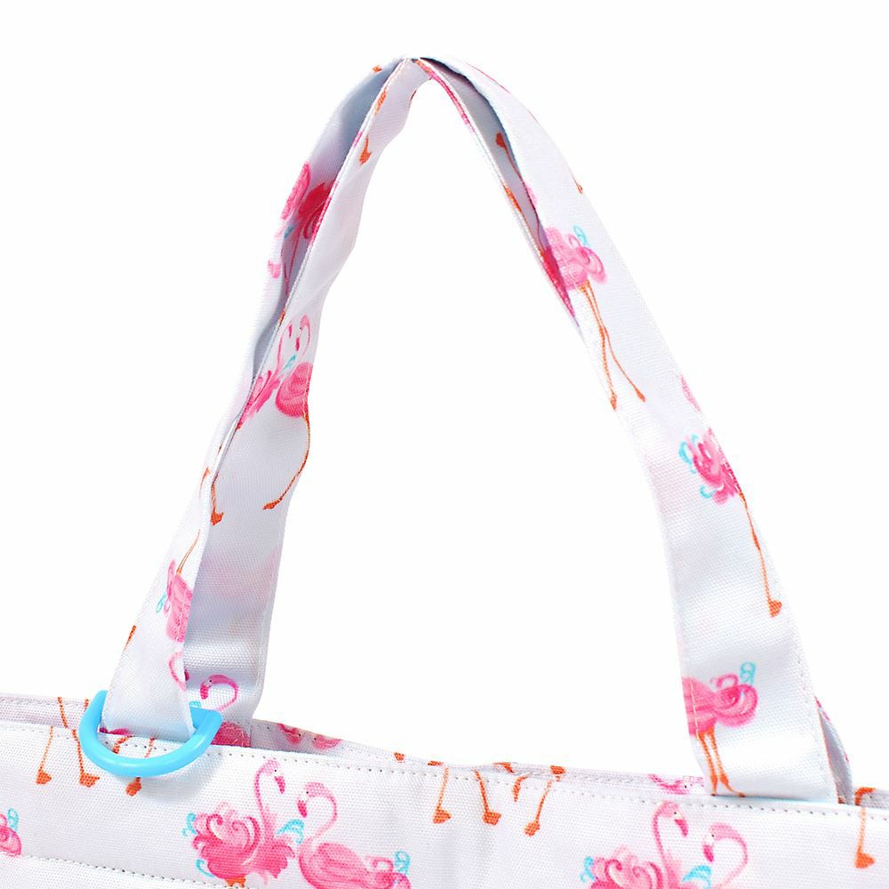 【入園入学グッズセール：30%OFF】 LAURA ASHLEY レッスンバッグ キルティング(ループ付き) Pretty Flamingo