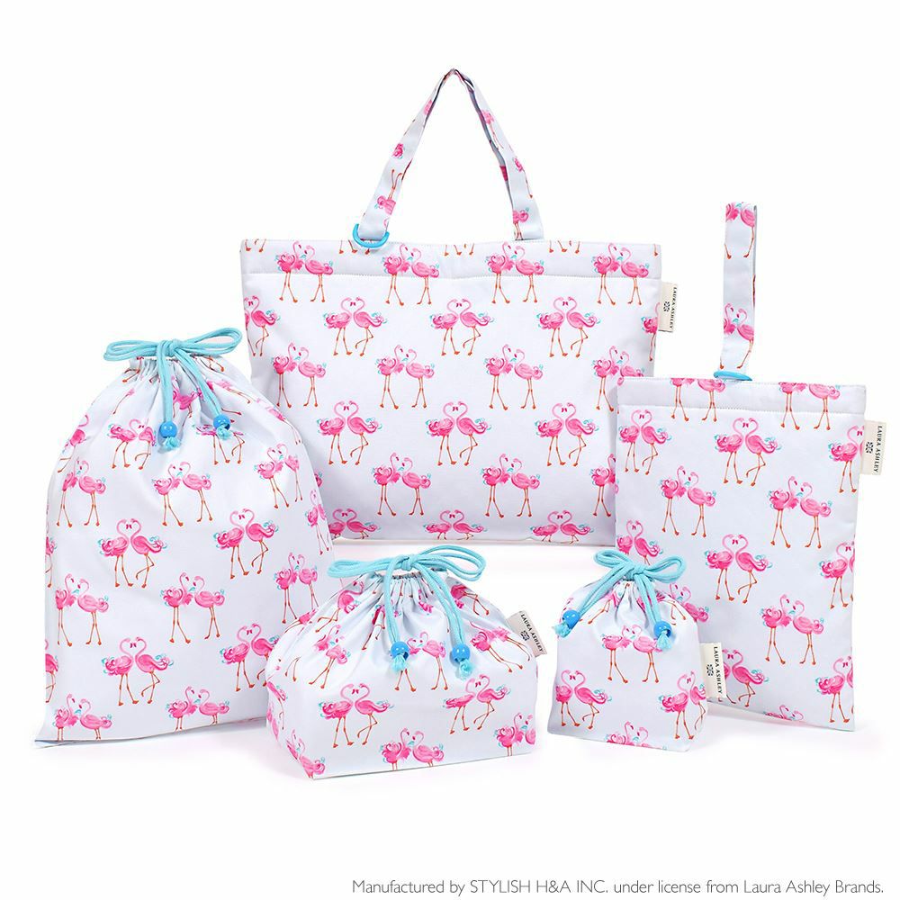 LAURA ASHLEY 入園入学セット キルティング Pretty Flamingo